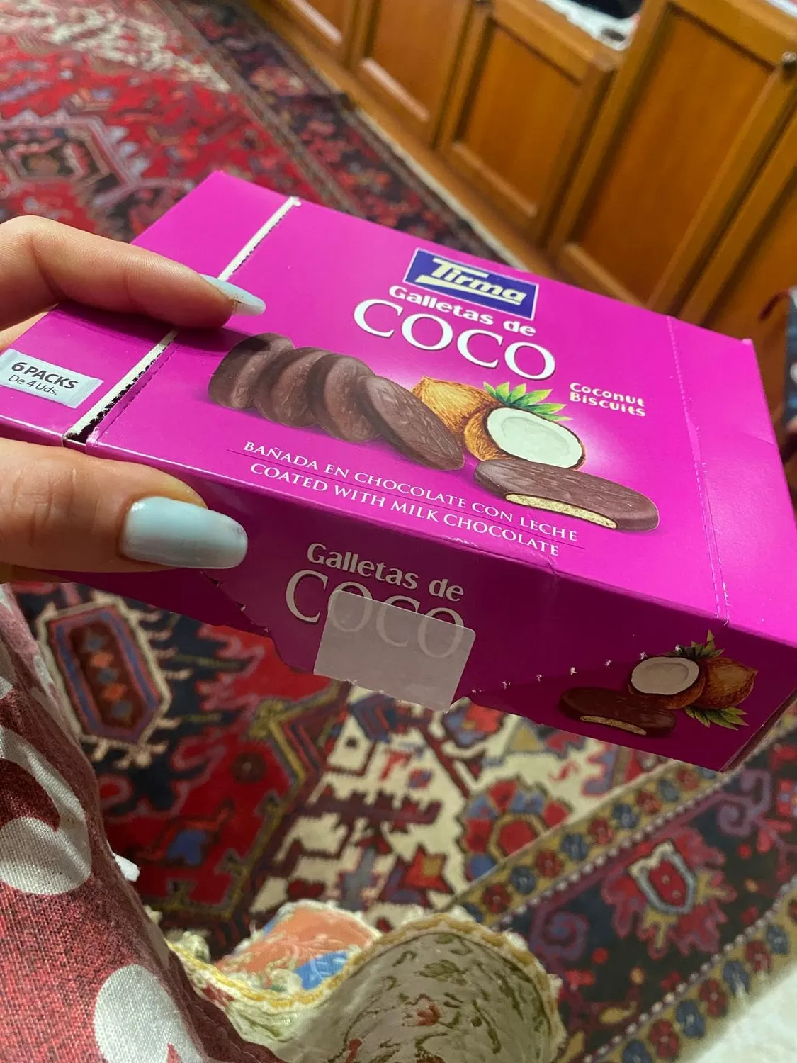 Tirma Biscotti Cocco Cioccolato al Latte 200g 6x4 pezzi