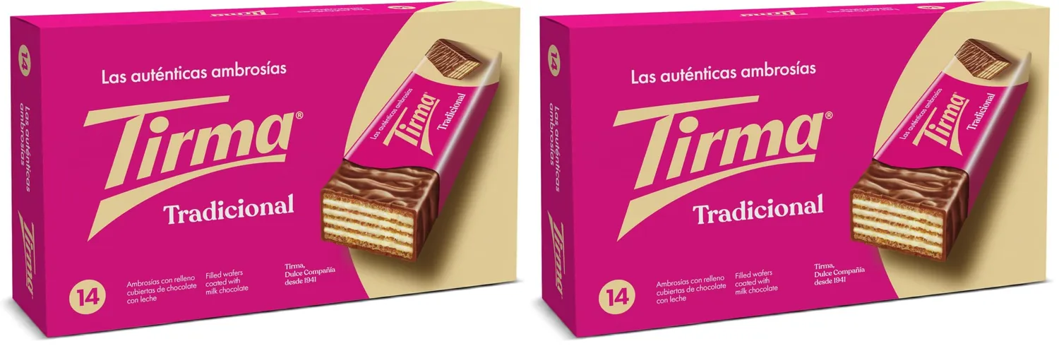 Tirma Wafer Ricoperti Cioccolato al Latte 14 pz 301 g
