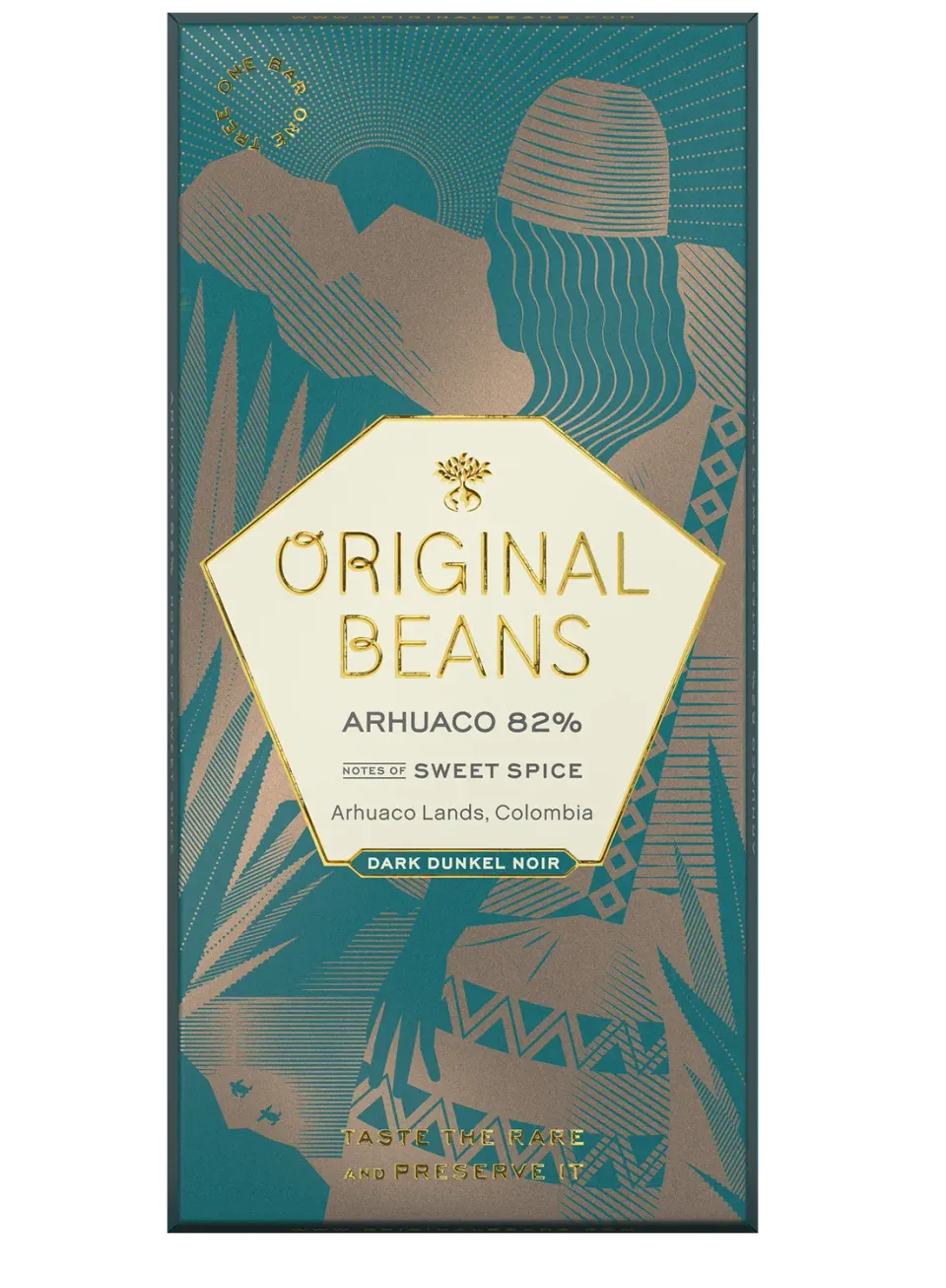 Original Beans Arhuaco 82% tavoletta fondente 70g vegana
