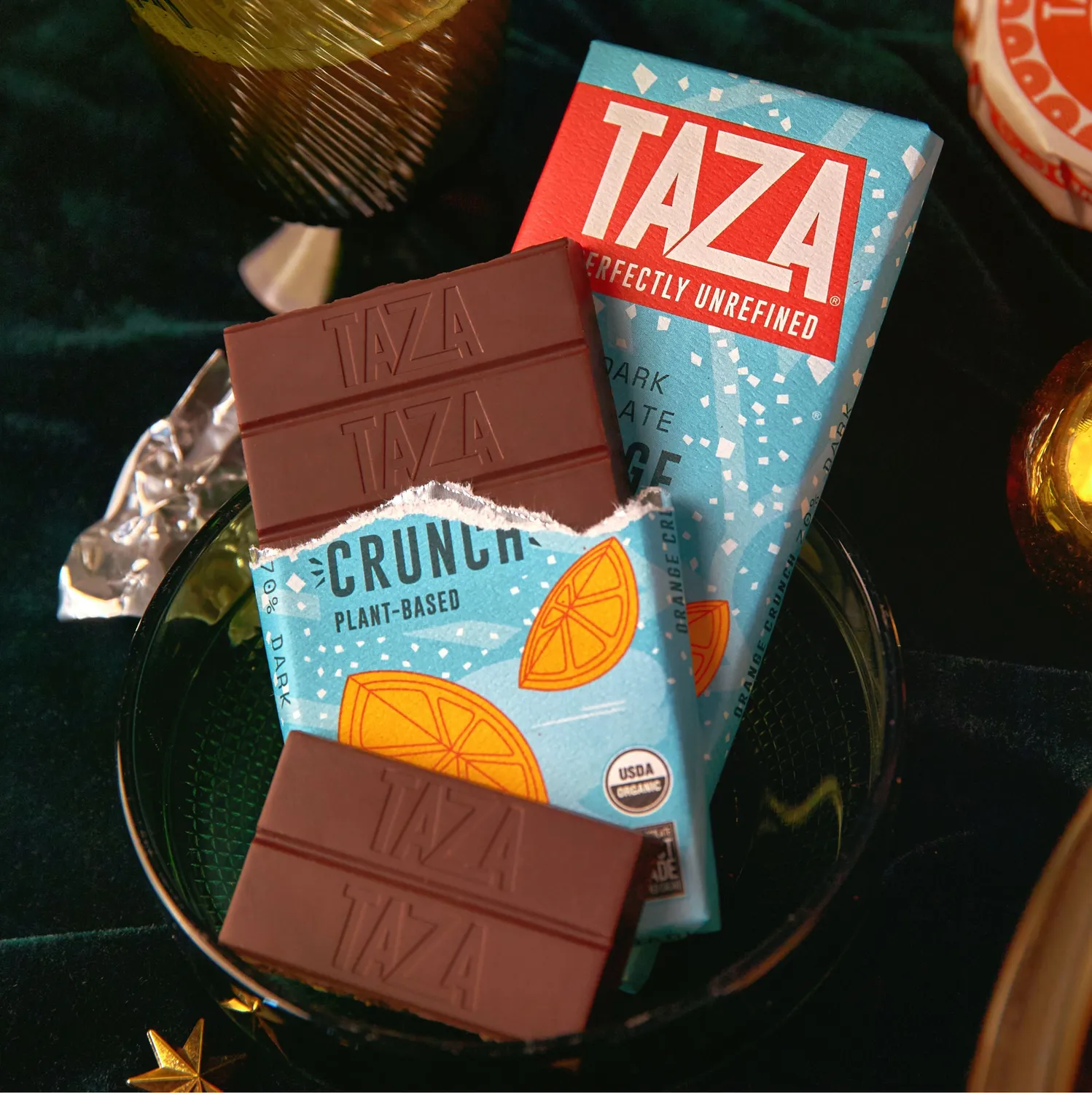 Taza Holiday Orange Crunch tavoletta 70 g arancia