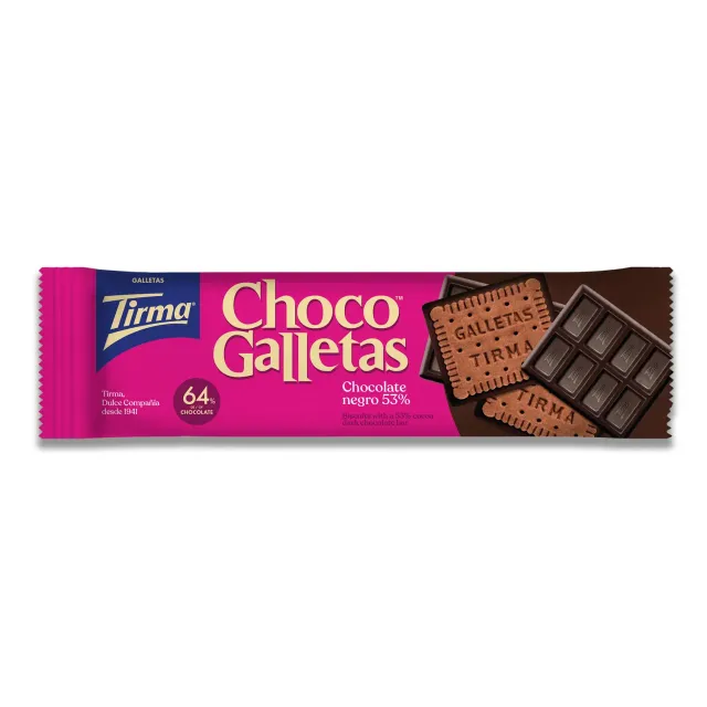 Tirma ChocoGalletas biscotti cioccolato fondente 160g