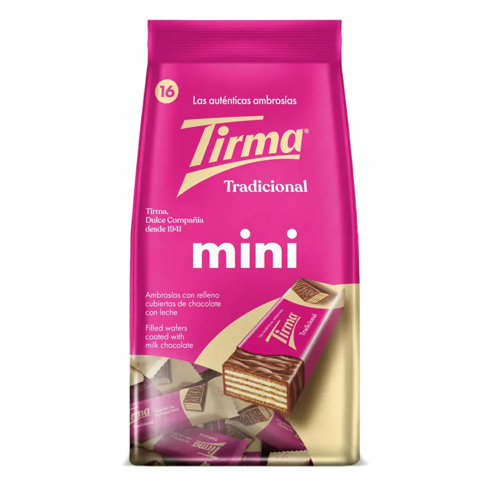Tirma Mini Wafer cioccolato al latte 16 pezzi 216g