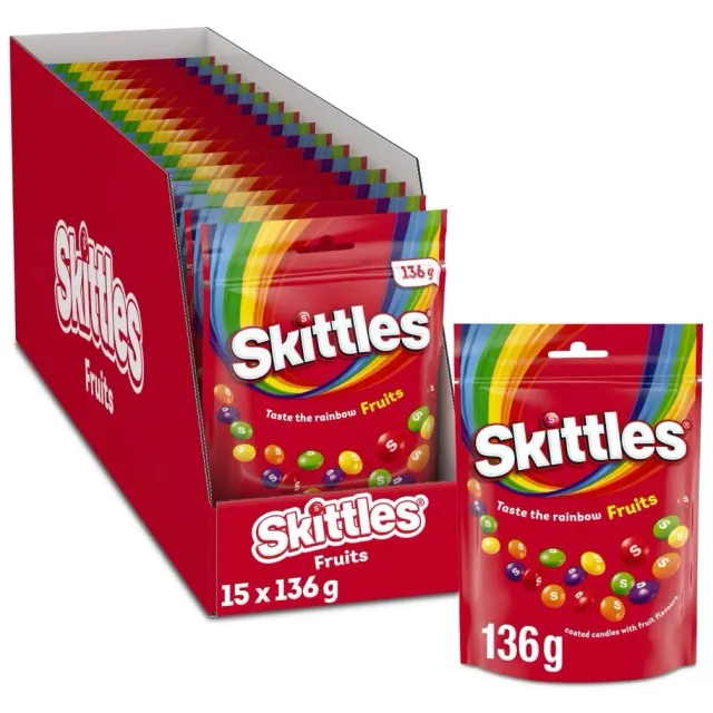 Mars Skittles Fruits caramelle gommose 15x136g alla frutta