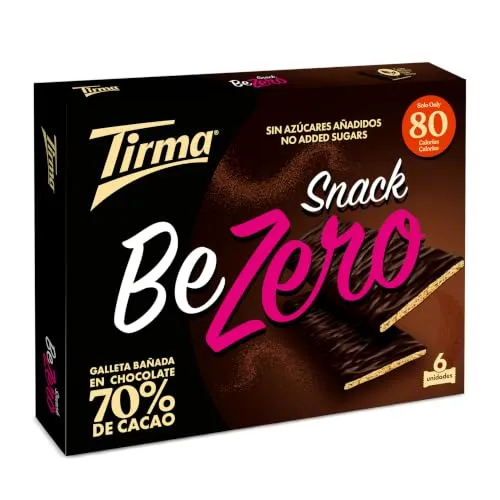 Tirma BeZero biscotti fondente 70% 105g 6 pezzi