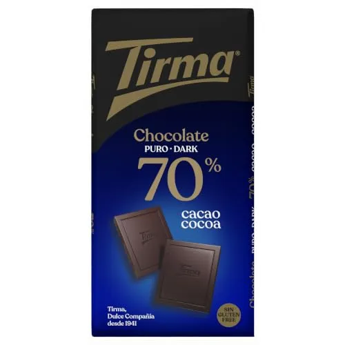 Tirma Fondente 70% tavoletta cioccolato fondente 125g