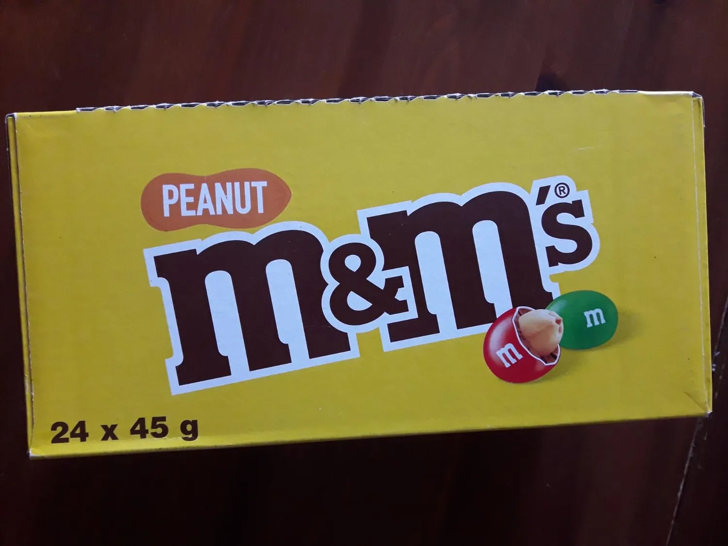 M&M's Peanut confetti cioccolato arachidi 24x45g