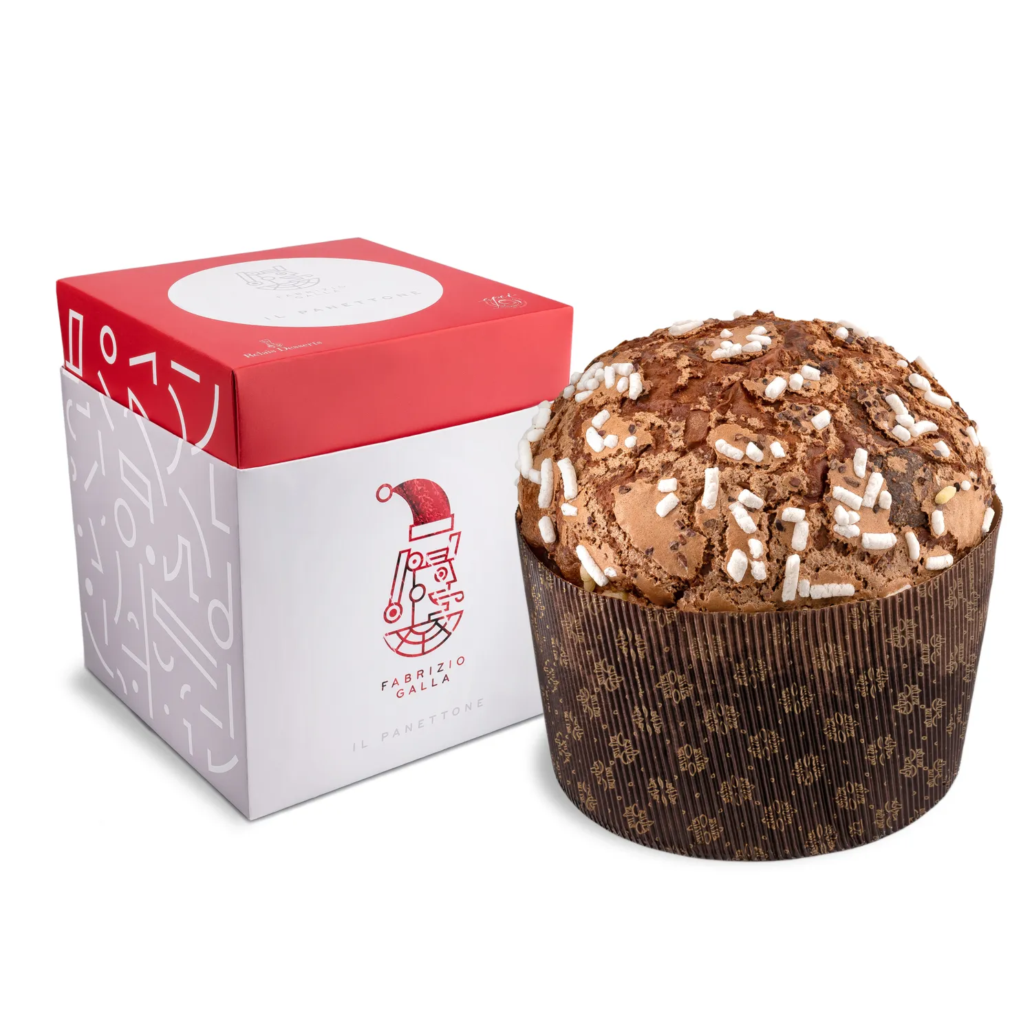 Fabrizio Galla Pere e Cioccolato panettone 500 g artigianale