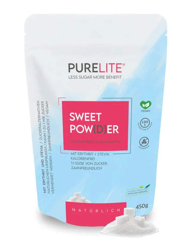PURELITE Sweet Powder dolcificante 450g zero calorie naturale