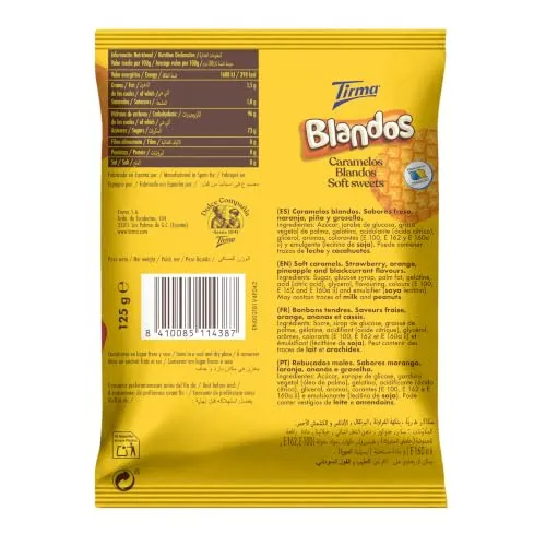 Tirma caramelle morbide 125g alla frutta senza glutine