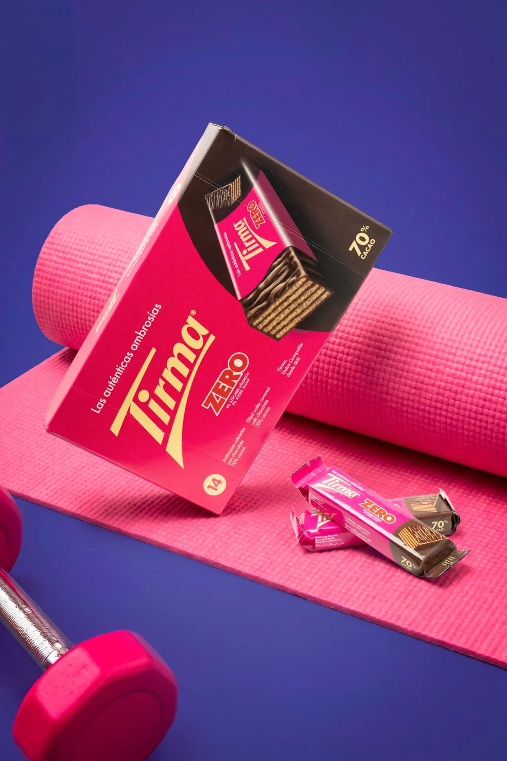 Tirma Zero wafer fondente 70% senza zuccheri 301g
