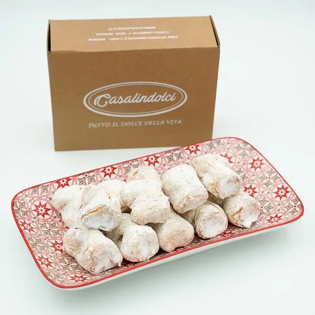 Casalindolci Fiocchi di Neve biscotti mandorle 50%