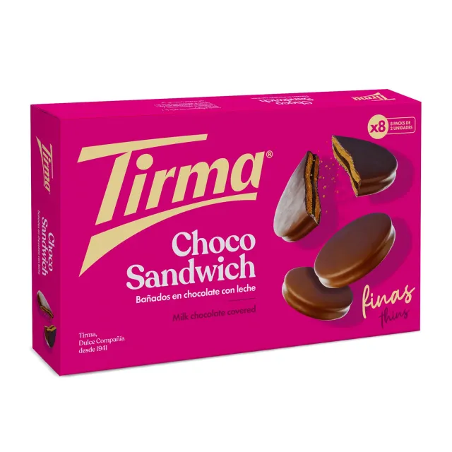 Tirma Sandwich biscotti cioccolato al latte 218g