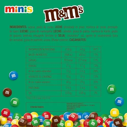 M&M's Minis Confetti Cioccolato Busta 176 g Mini