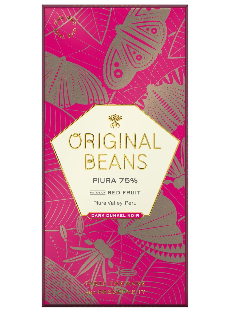 Original Beans Piura 75% tavoletta fondente 70g fruttata