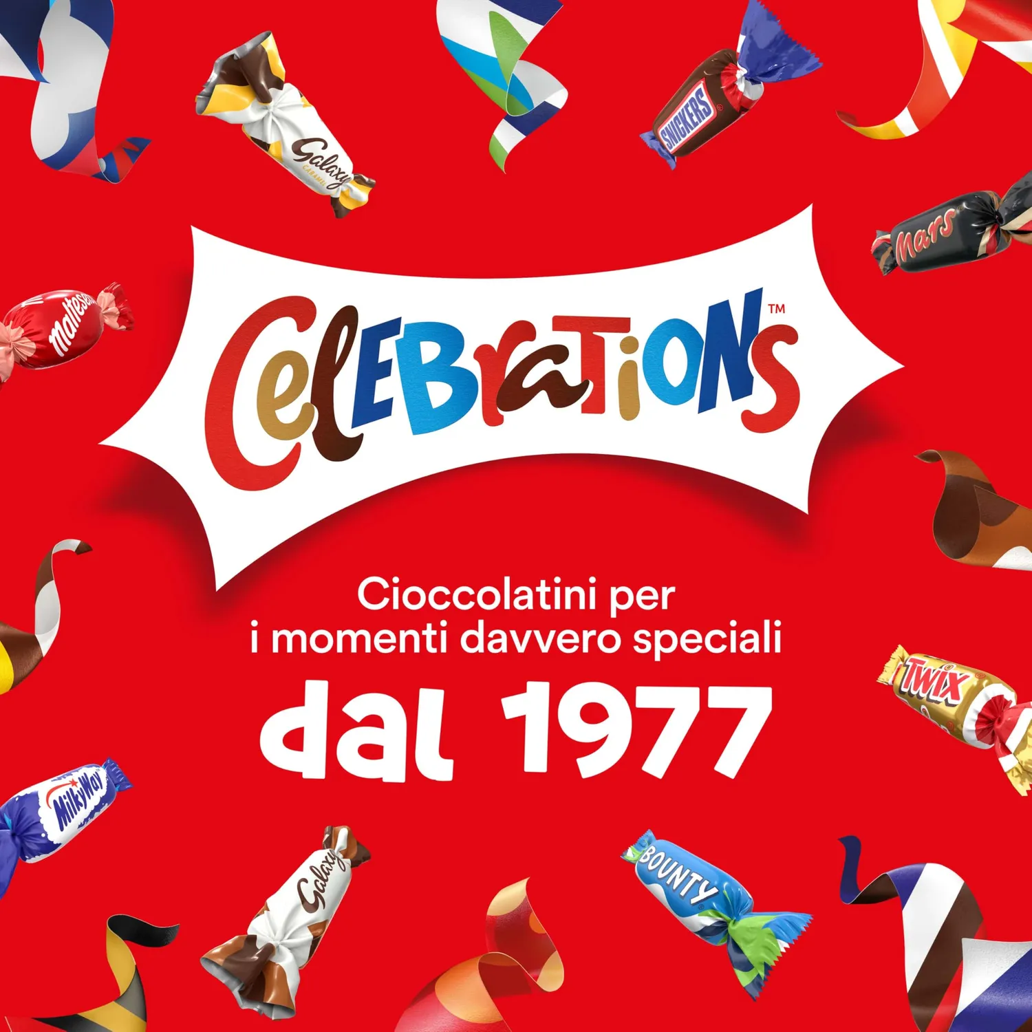 Mars Celebrations cioccolatini assortiti 1435g da festa