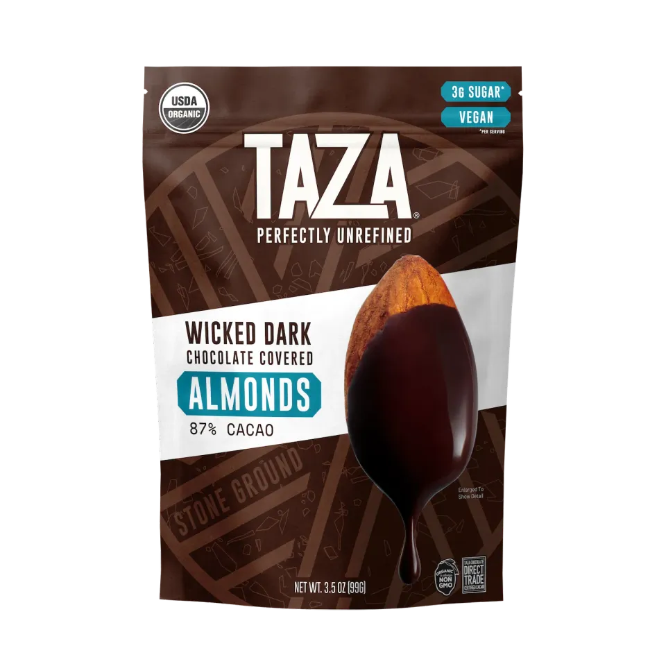 Taza Wicked Dark mandorle cioccolato fondente 99 g