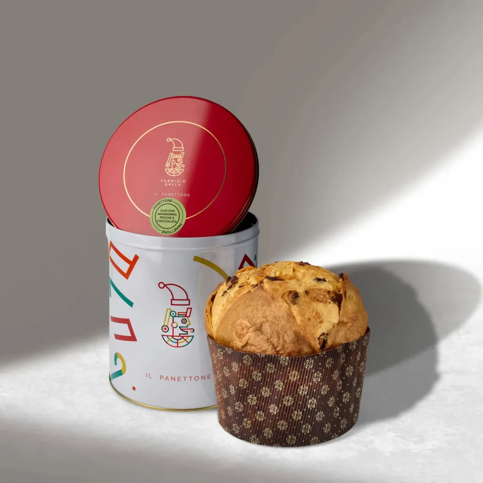 Fabrizio Galla Mandarino Pesca panettone 1 kg senza lattosio