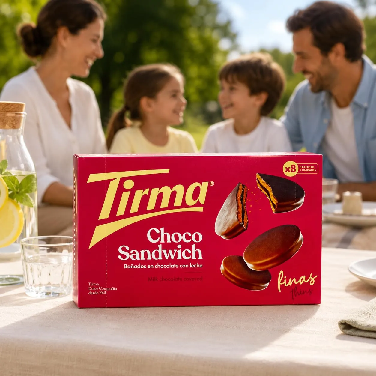 Tirma Sandwich biscotti cioccolato al latte 218g