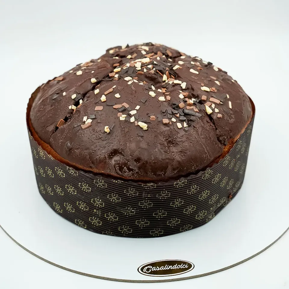 Casalindolci Panettone cioccolato e pere specialità Natale