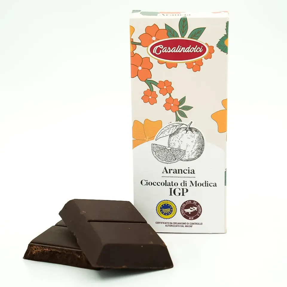 Casalindolci Cioccolato di Modica Arancia tavoletta arancia
