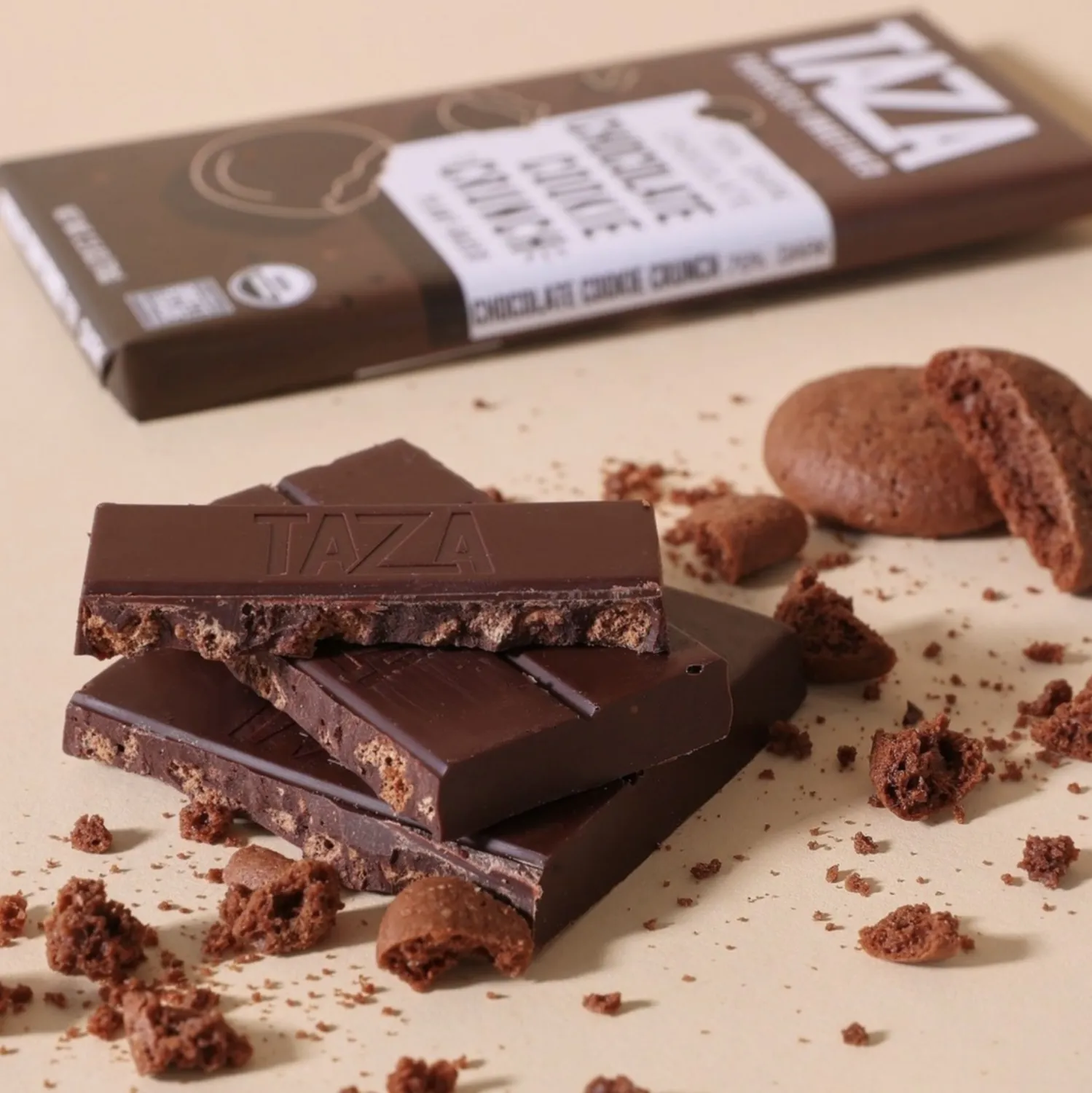 Taza Chocolate Cookie Crunch tavoletta fondente 70% 70 g