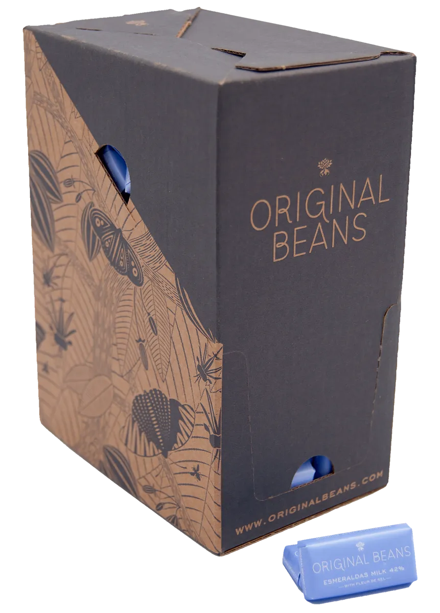 Original Beans Esmeraldas Milk 42% tavoletta latte 70g caramello