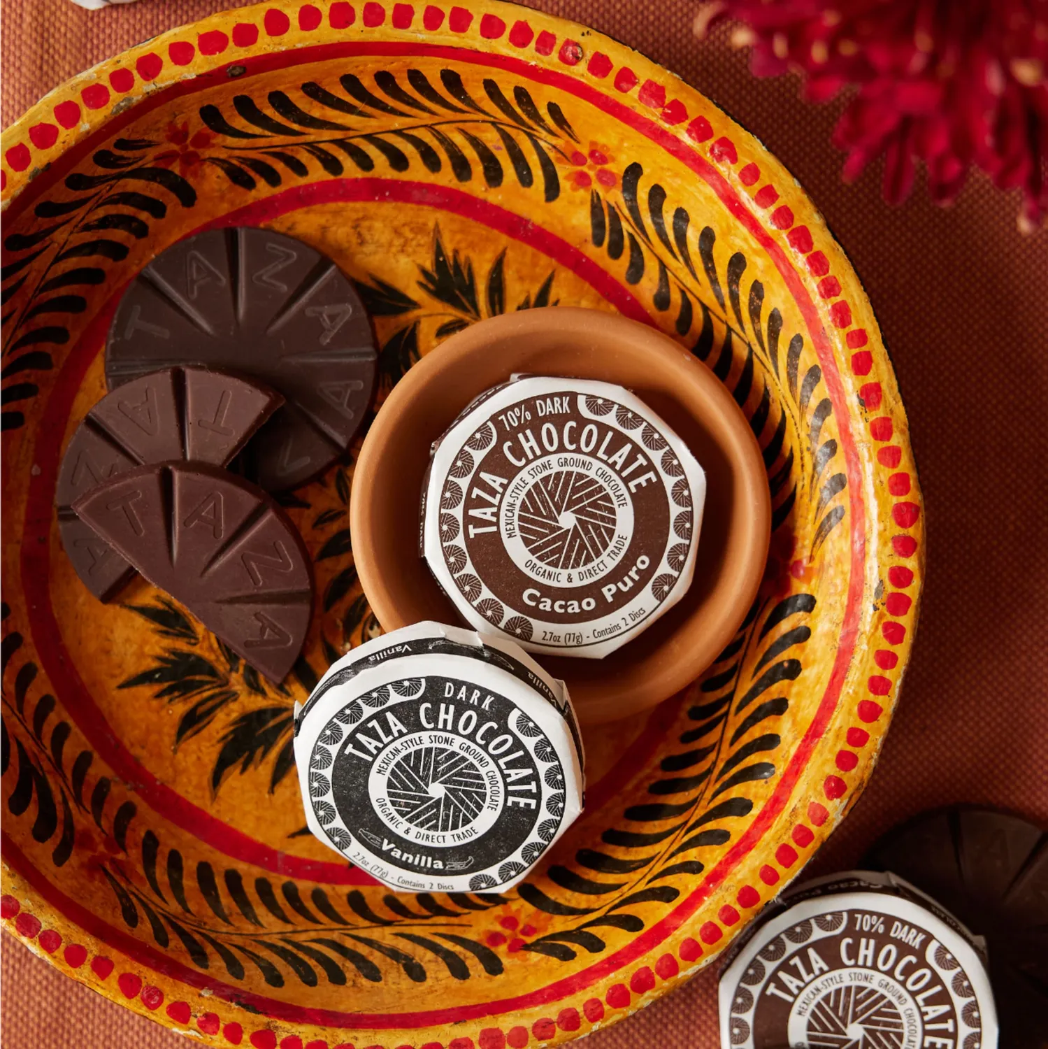 Taza Vanilla disco cioccolato fondente 50% 76 g vaniglia