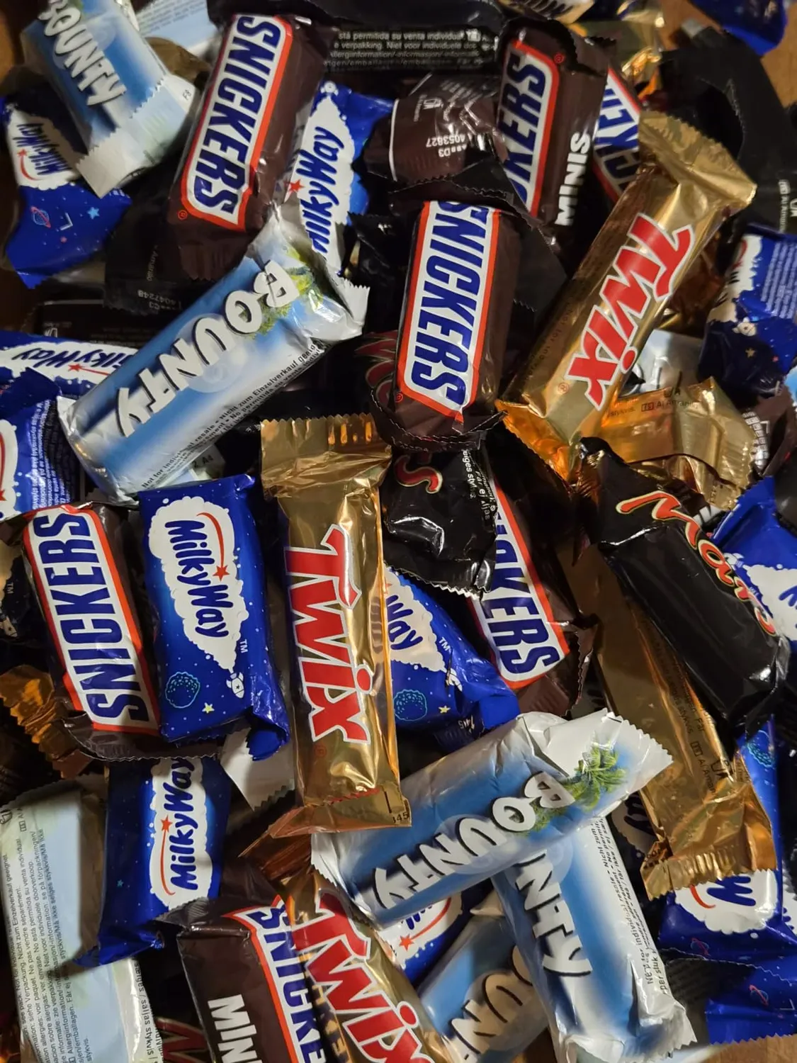 Mars Mixed Minis assortimento cioccolato 100 barrette 1900 g