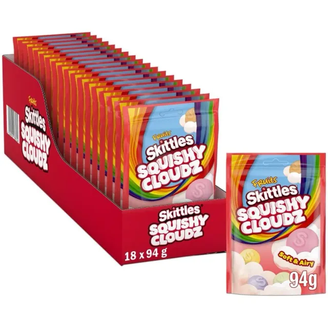 Mars Skittles Squishy Cloudz caramelle frutta 18x94g