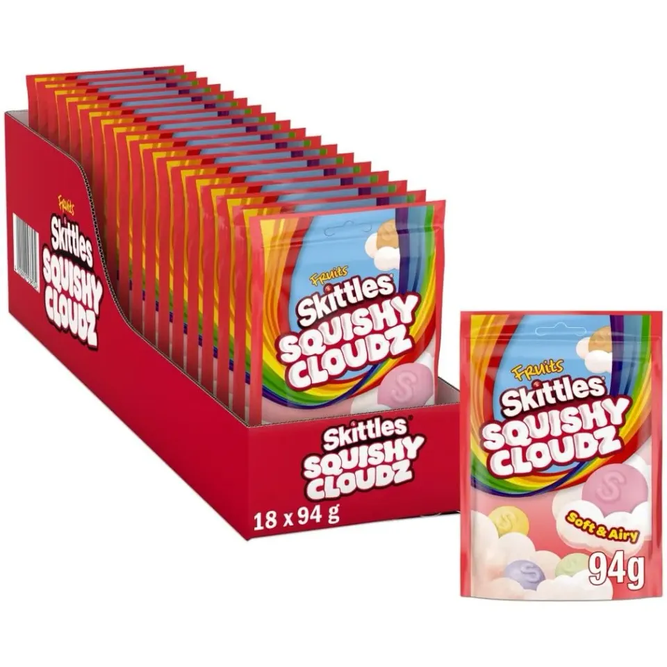 Mars Skittles Squishy Cloudz caramelle frutta 18x94g