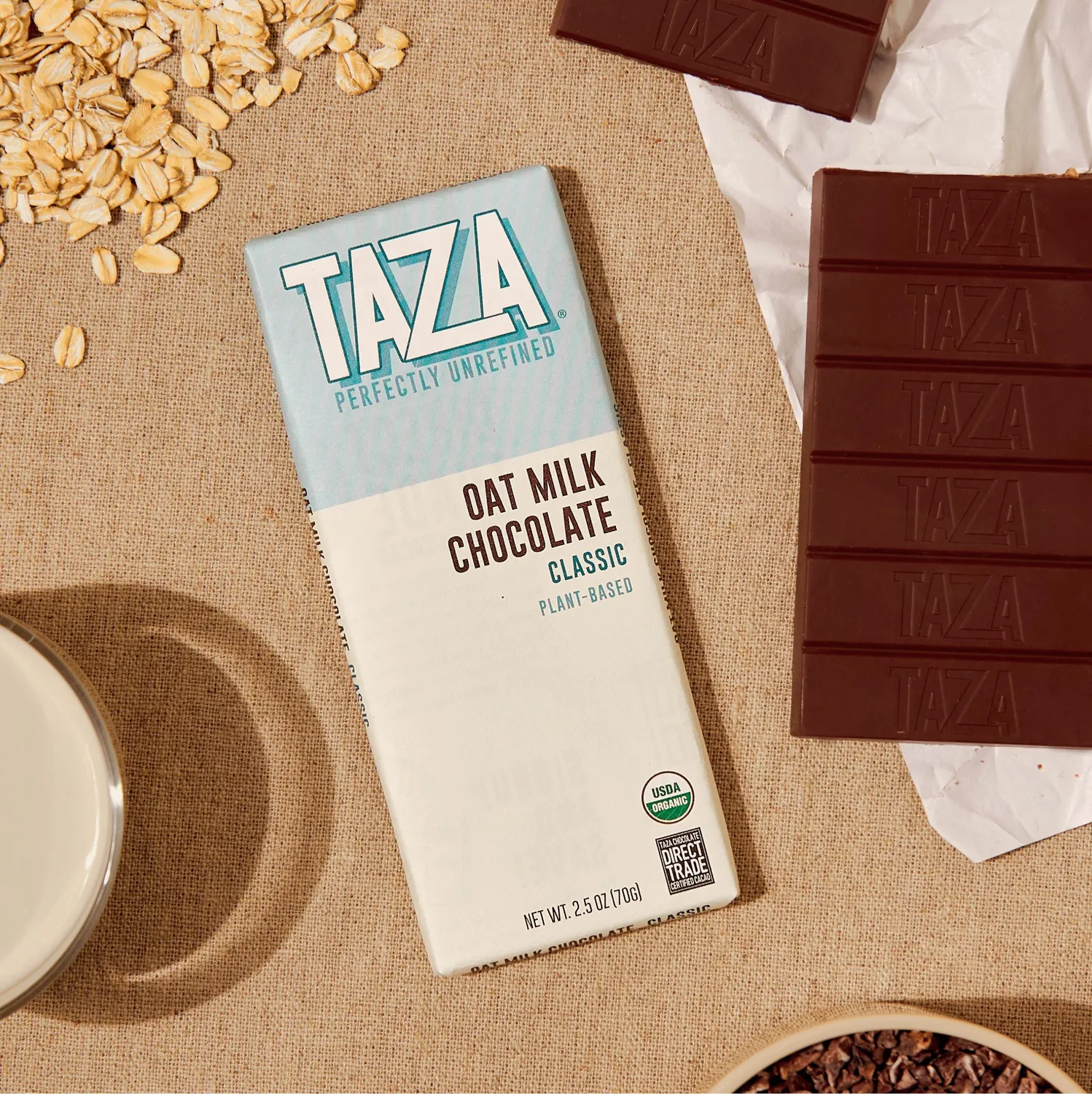 Taza Oat Milk Classic tavoletta cioccolato avena 70 g vegana
