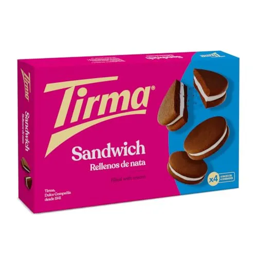 Tirma Sandwich biscotti ripieni crema 180 g 4 monoporzioni