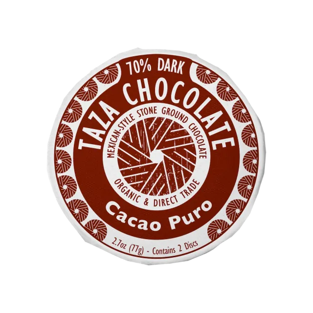 Taza Cacao Puro dischi cioccolato messicano 70% 76 g