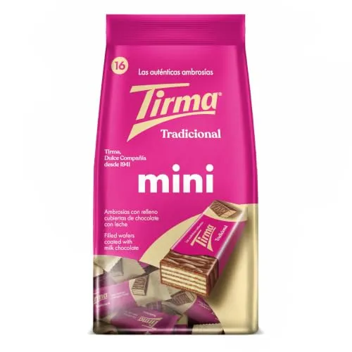 Tirma Mini Wafer cioccolato al latte 16 pezzi 216g