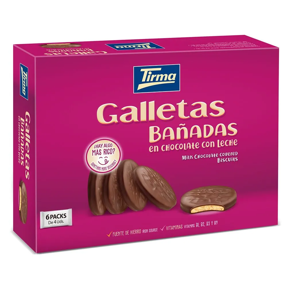 Tirma Biscotti Cocco Cioccolato al Latte 200g 6x4 pezzi