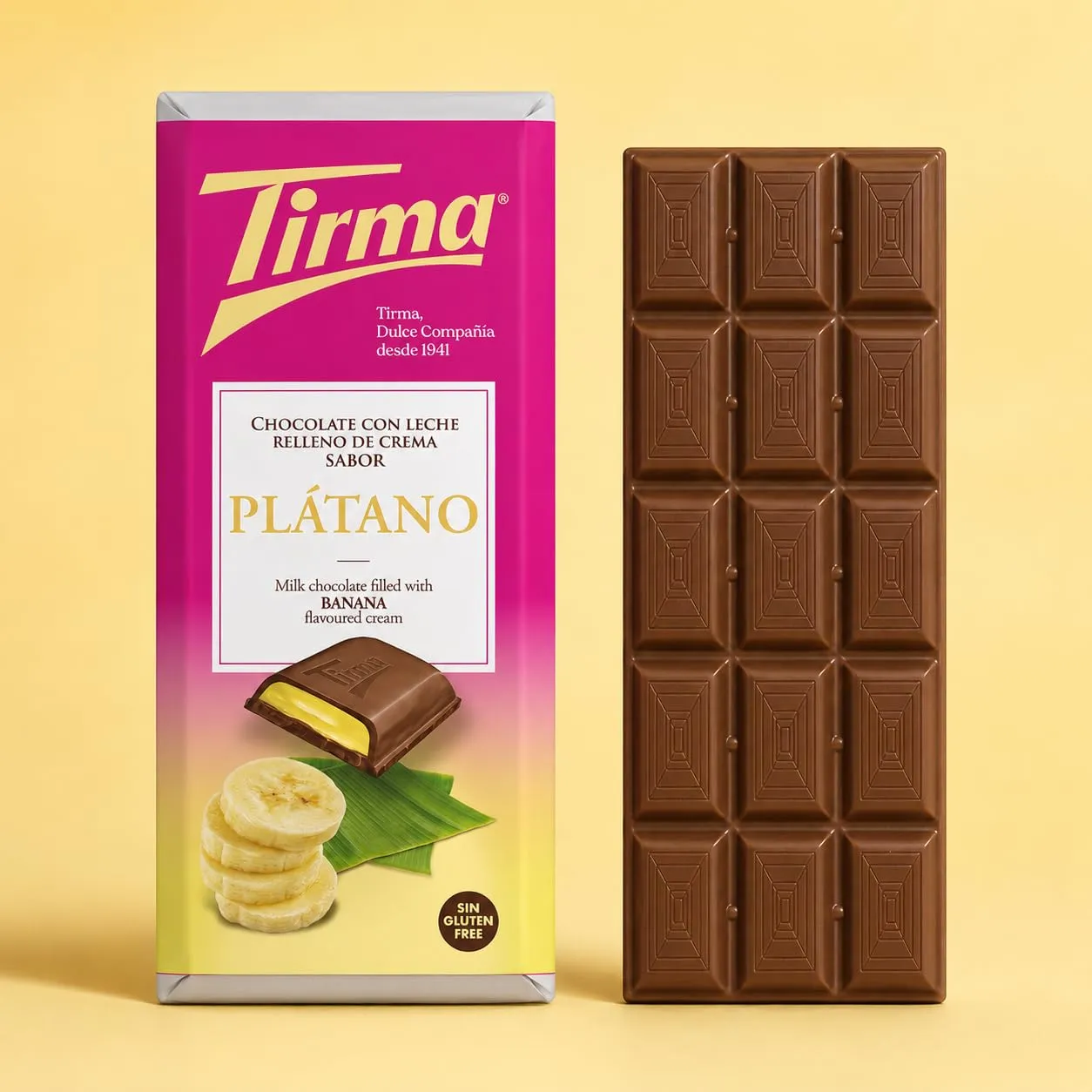 Tirma Tavoletta cioccolato al latte banana 110g