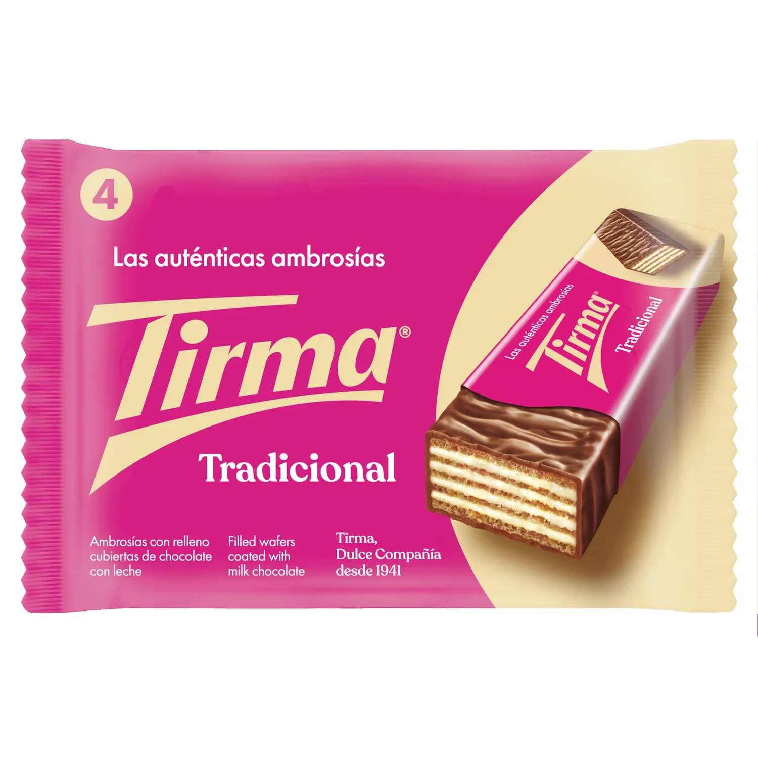 Tirma Mini Wafer cioccolato al latte 16 pezzi 216g