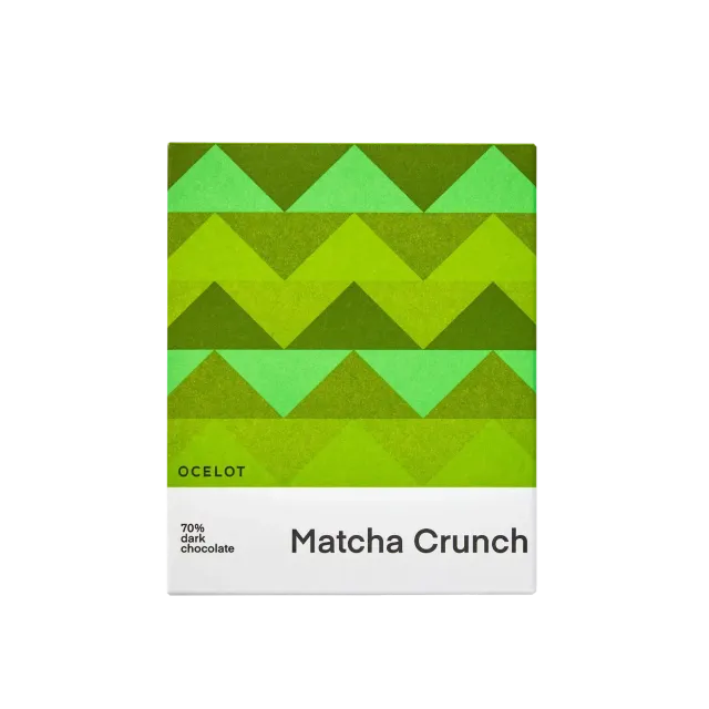 Original Beans Matcha Crunch 70% tavoletta fondente tè
