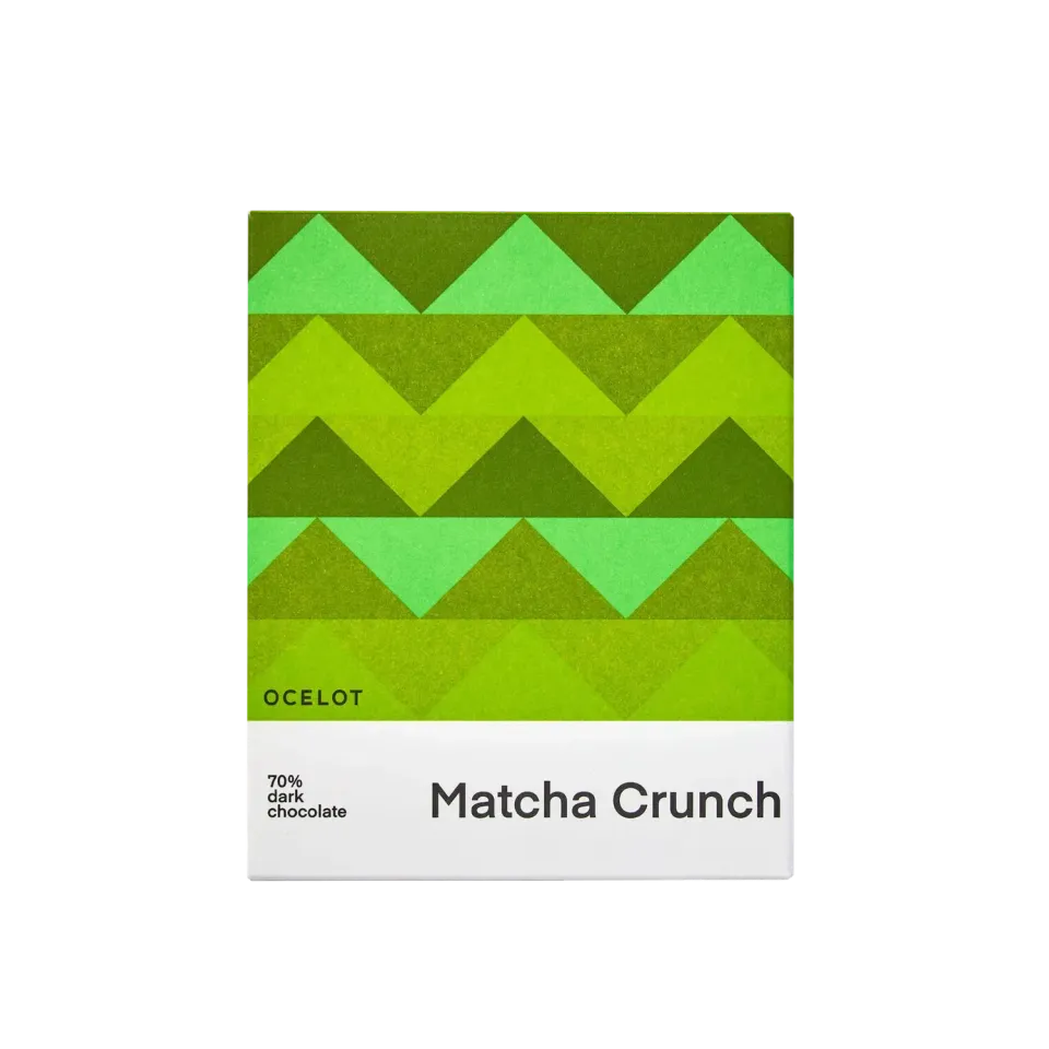 Original Beans Matcha Crunch 70% tavoletta fondente tè
