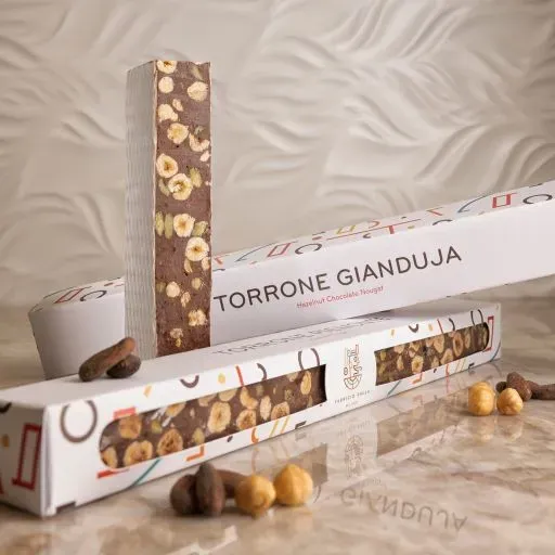 Fabrizio Galla Torrone Gianduia torrone pistacchi arancia