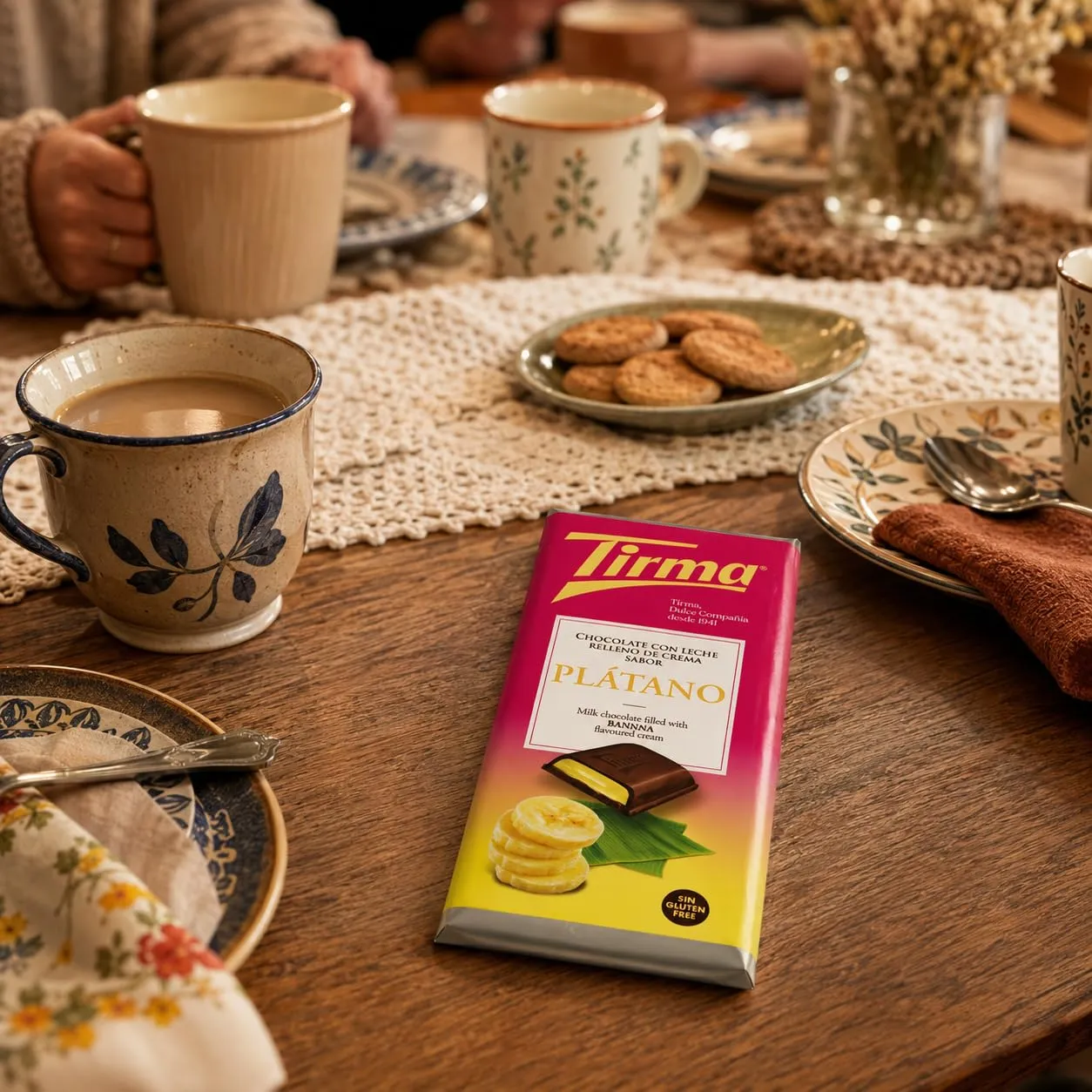 Tirma Tavoletta cioccolato al latte banana 110g