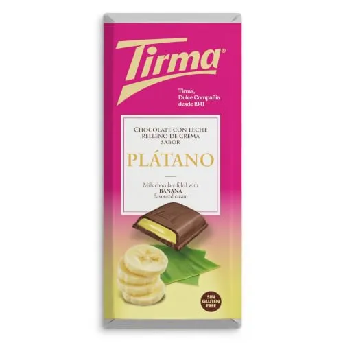 Tirma Tavoletta cioccolato al latte banana 110g