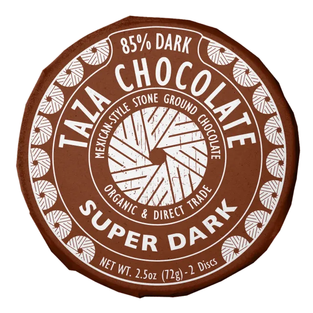 Taza 85% Super Dark dischi 70g extra fondenti