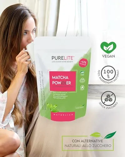 PURELITE Matcha Powder tè verde 230g energizzante