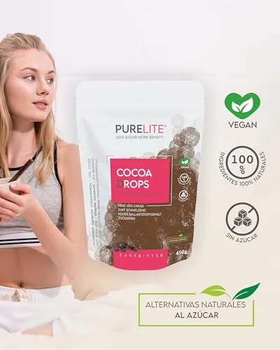 Purelite Cocoa Drops gocce cioccolato fondente 450 g