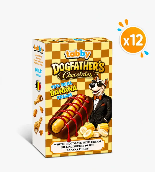 Tabby Dog Fathers Hotdog Banana cioccolato 12x40g