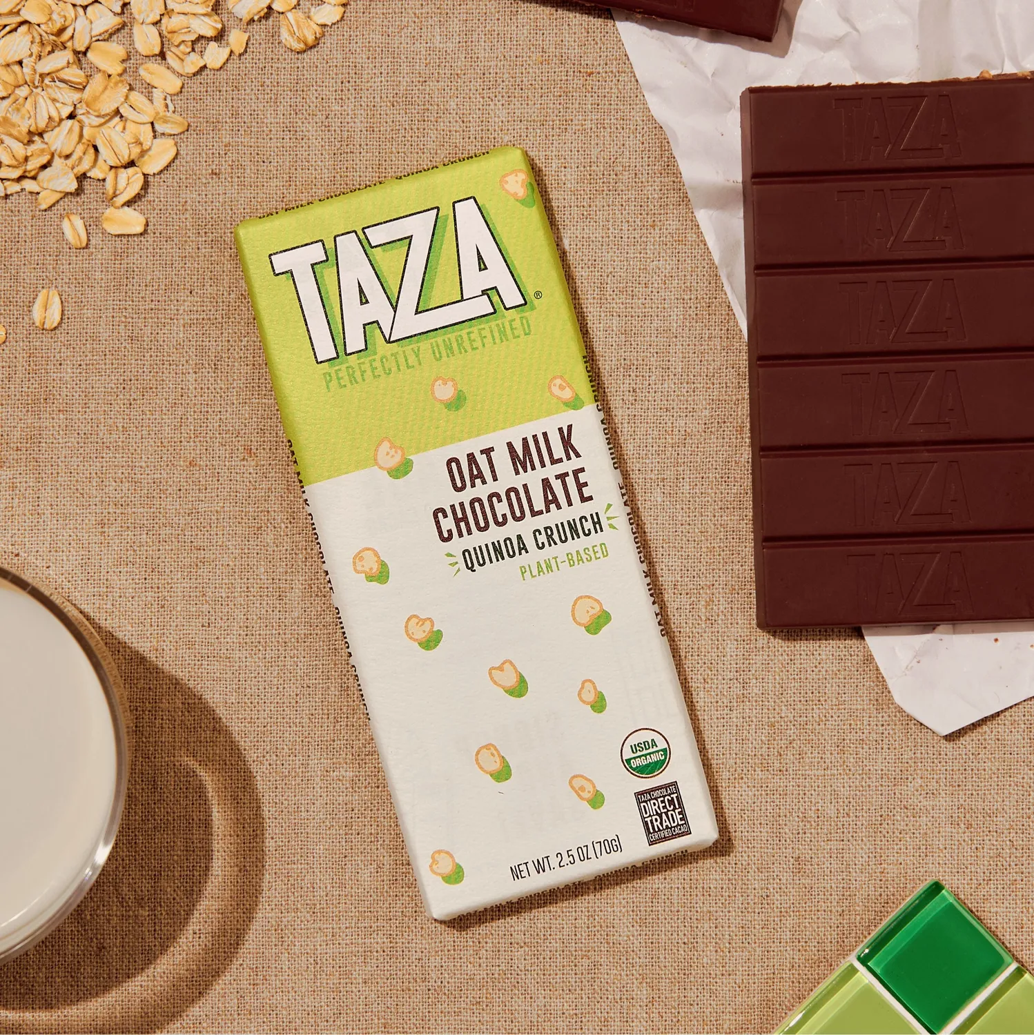 Taza Oat Milk Quinoa Crunch tavoletta 70 g vegana