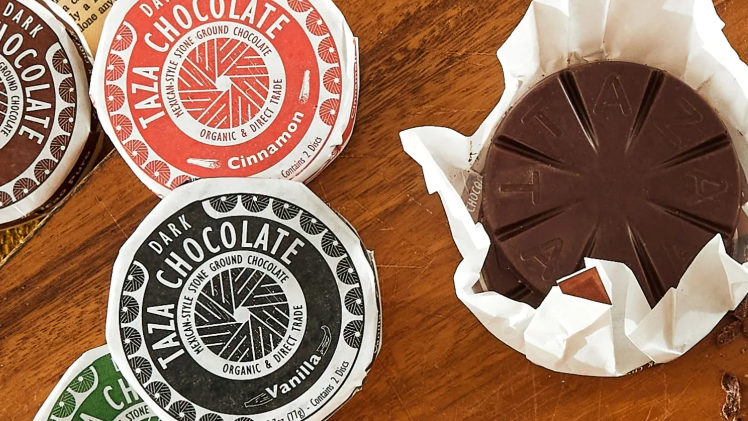 Taza Cinnamon disco cioccolato fondente 50% 76 g