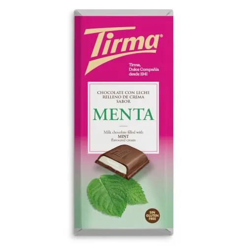 Tirma tavoletta cioccolato 110g latte ripiena menta