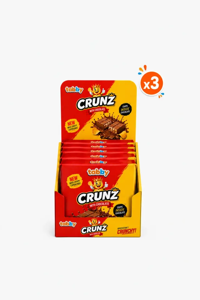 Tabby Crunz cioccolato croccante 3x90g